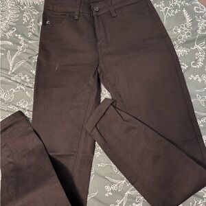 KanCan Women's Straight Leg Black Jeans